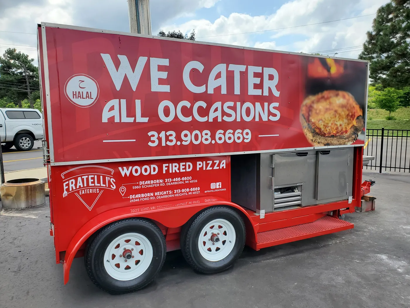 Fratelli's – Catering trailer wrap