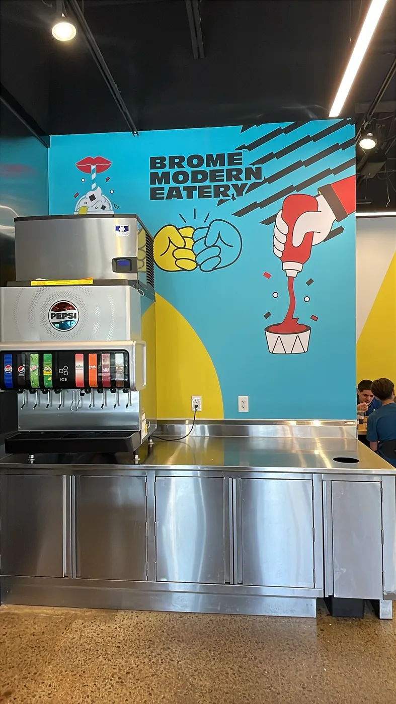 Brome Modern Eatery – Interior wall graphics