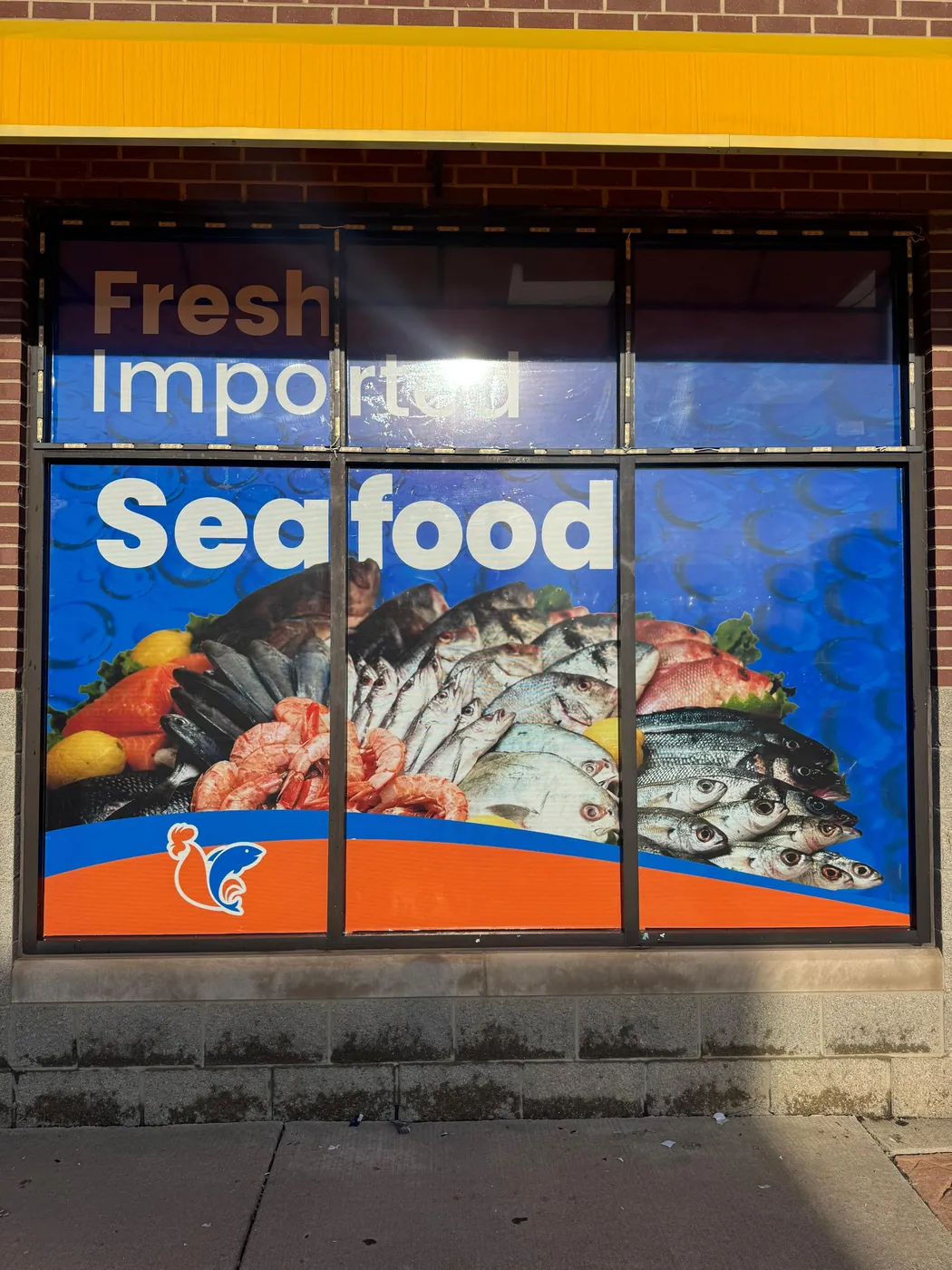 Express Fish & Poultry – Storefront window graphics