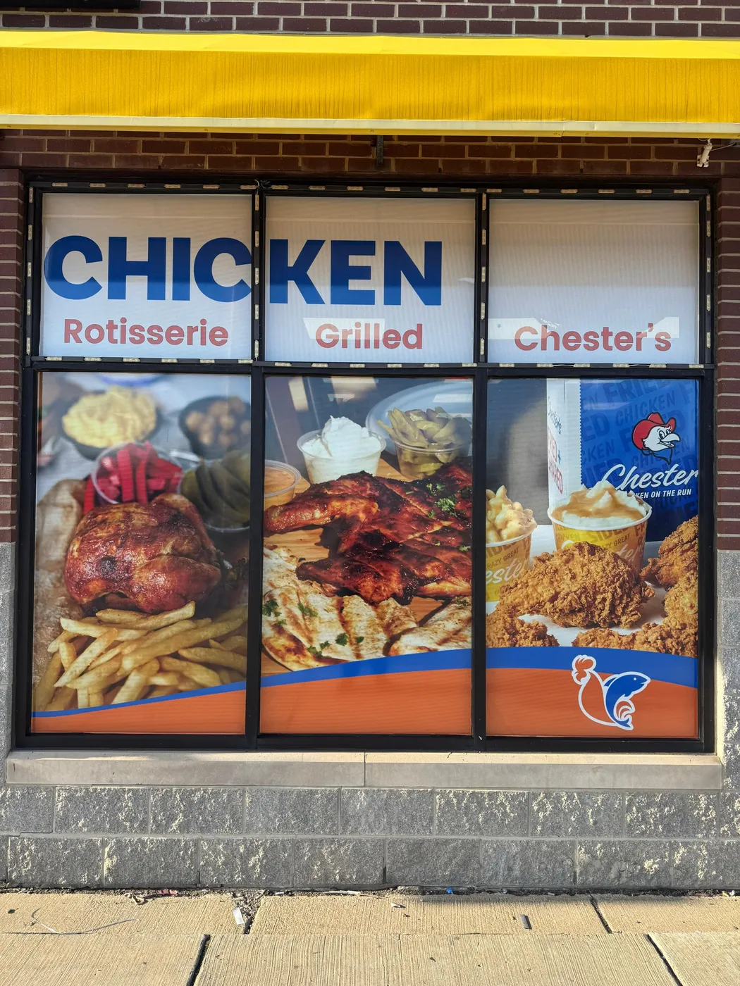 Express Fish & Poultry – Window graphics