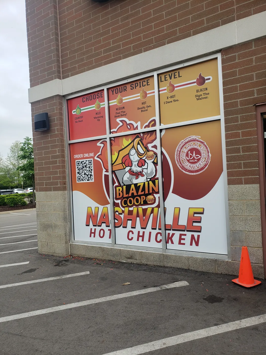 Blazin Coop – Window graphics