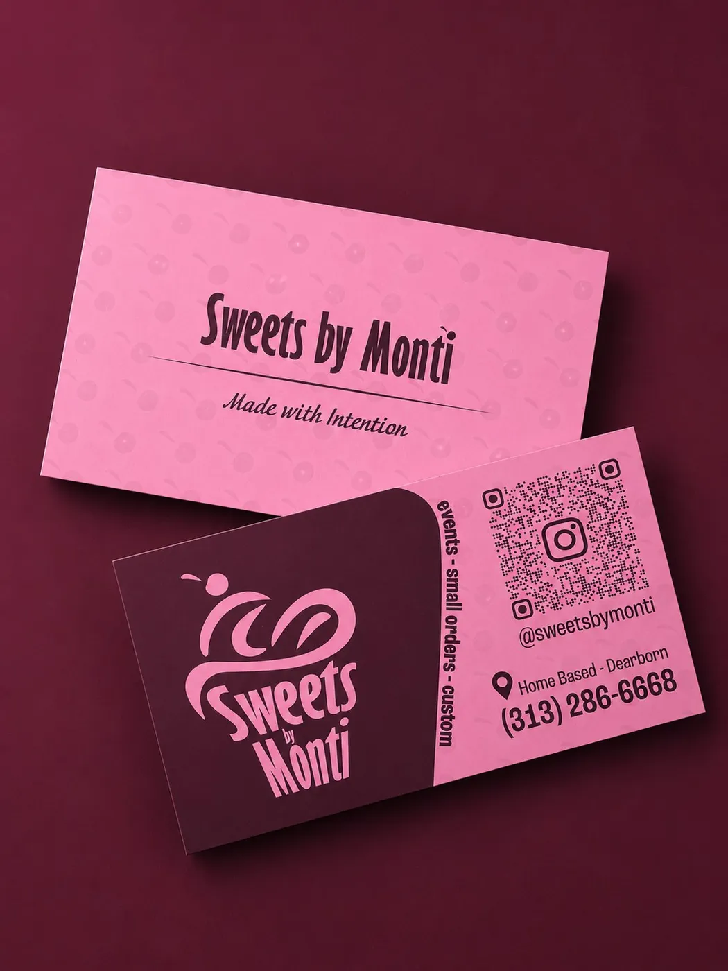Sweets by Monti – Logo and business cards