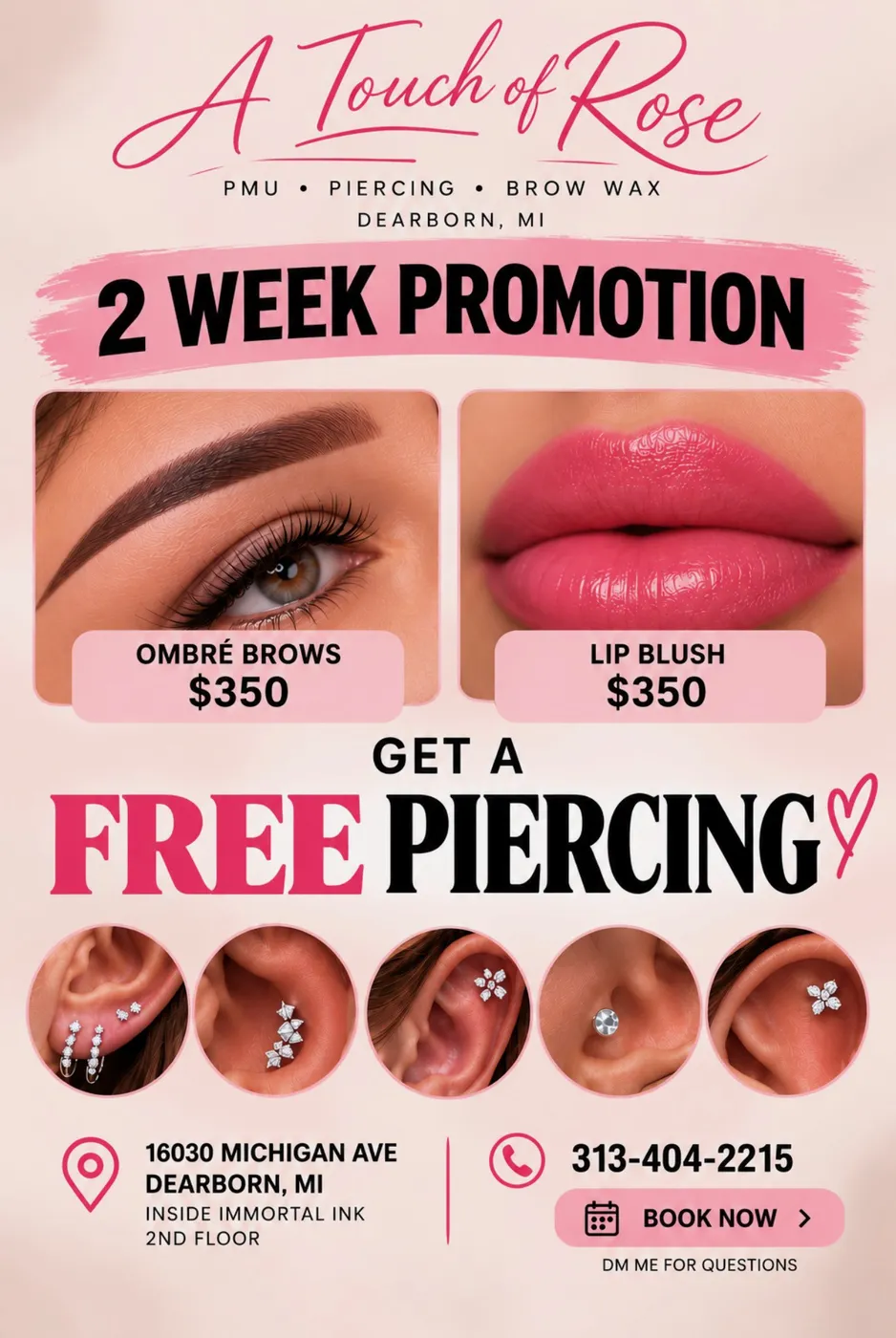 A Touch of Rose – Promo flyer