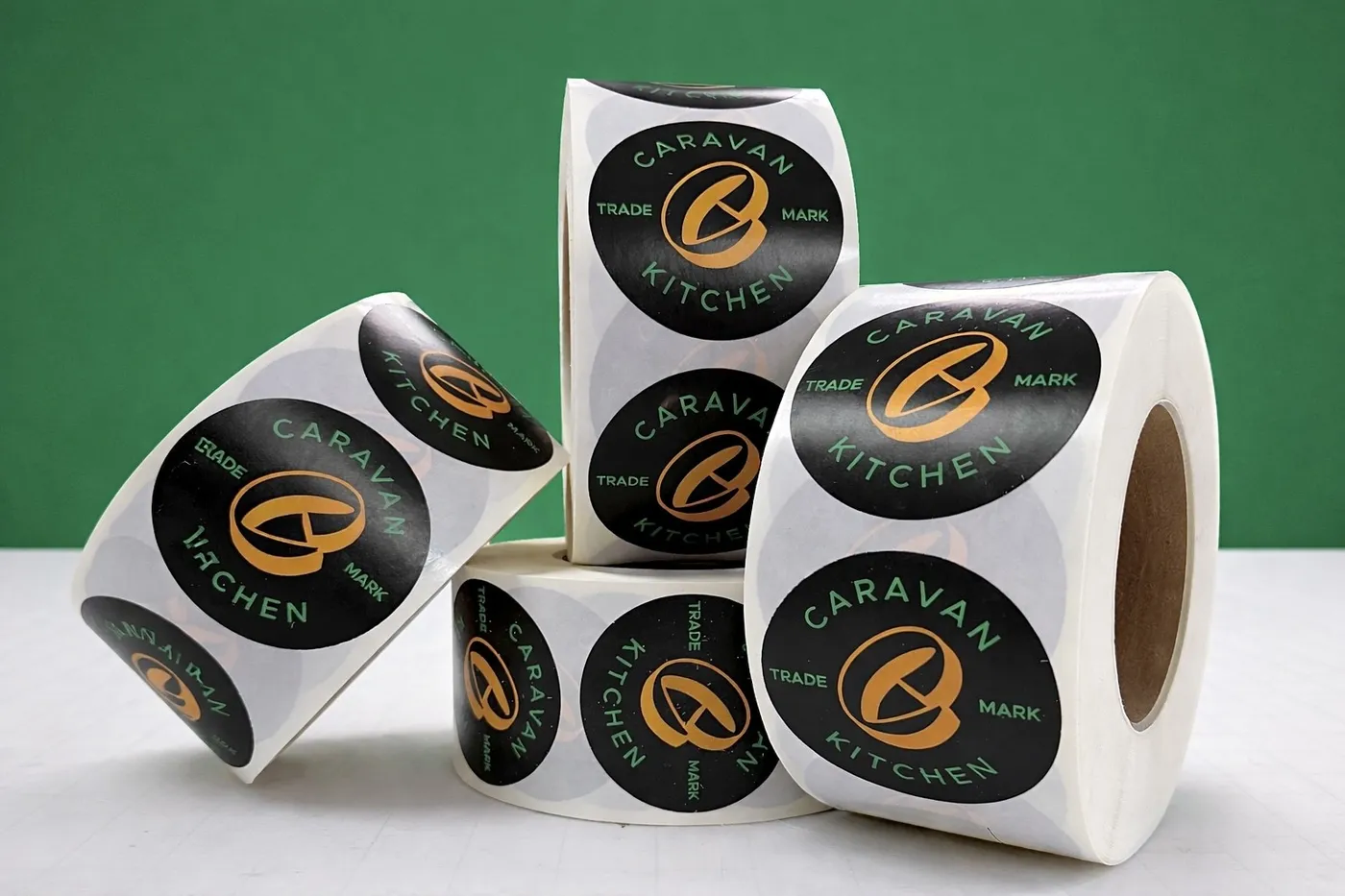 Caravan Kitchen – Roll labels