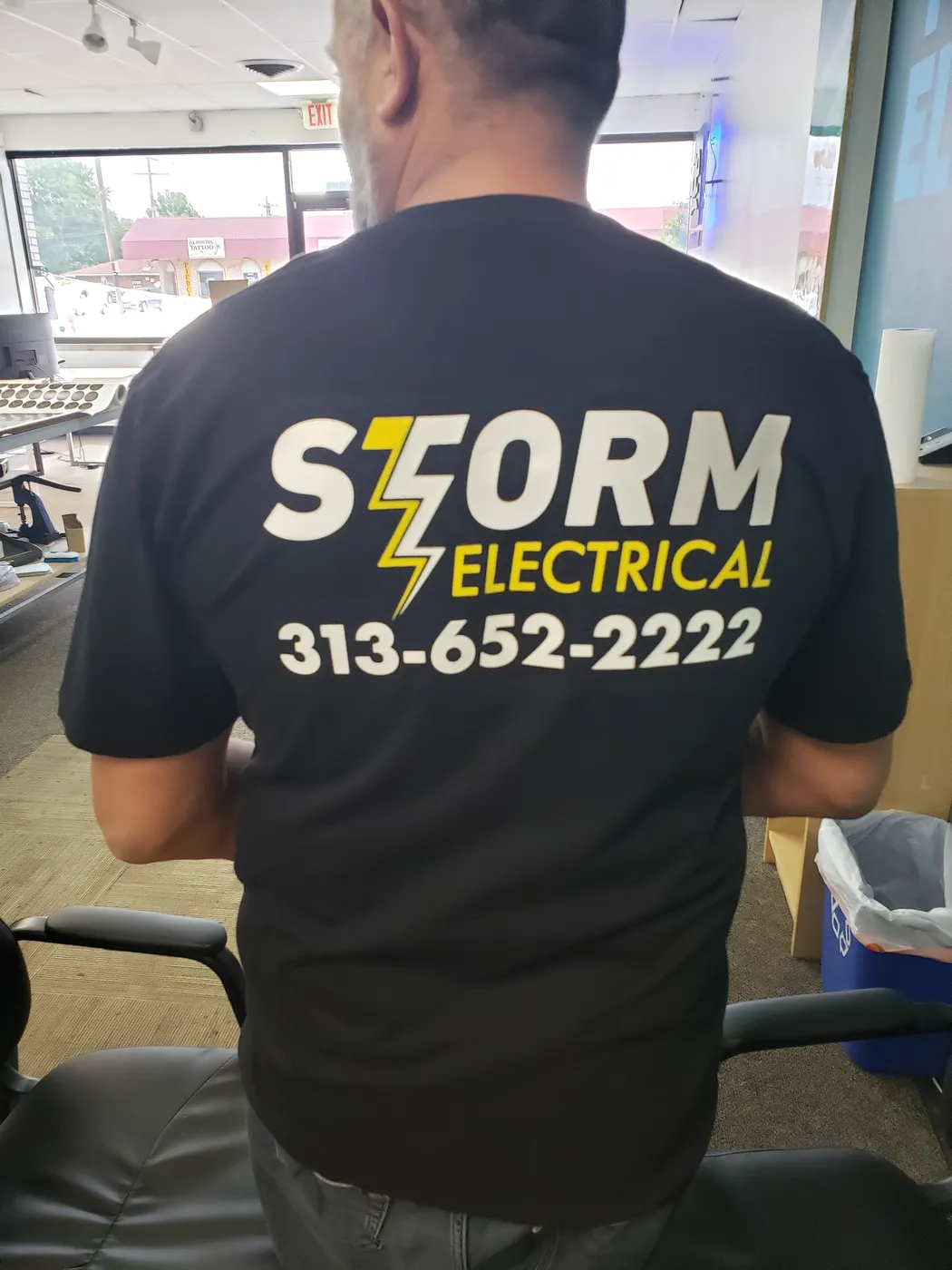 Storm Electrical – Staff shirts