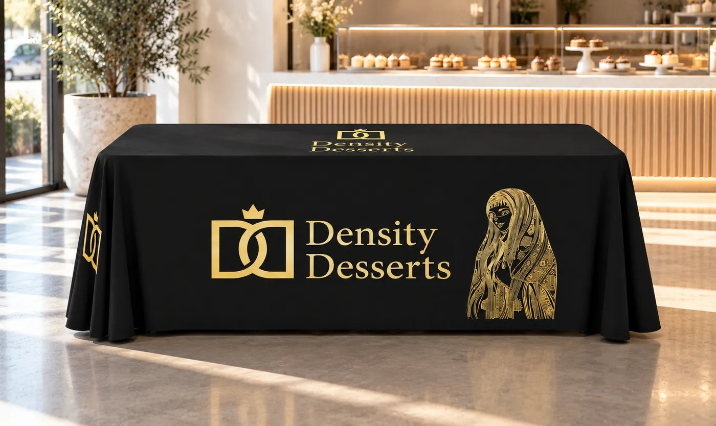 Density Desserts – Fitted table cover