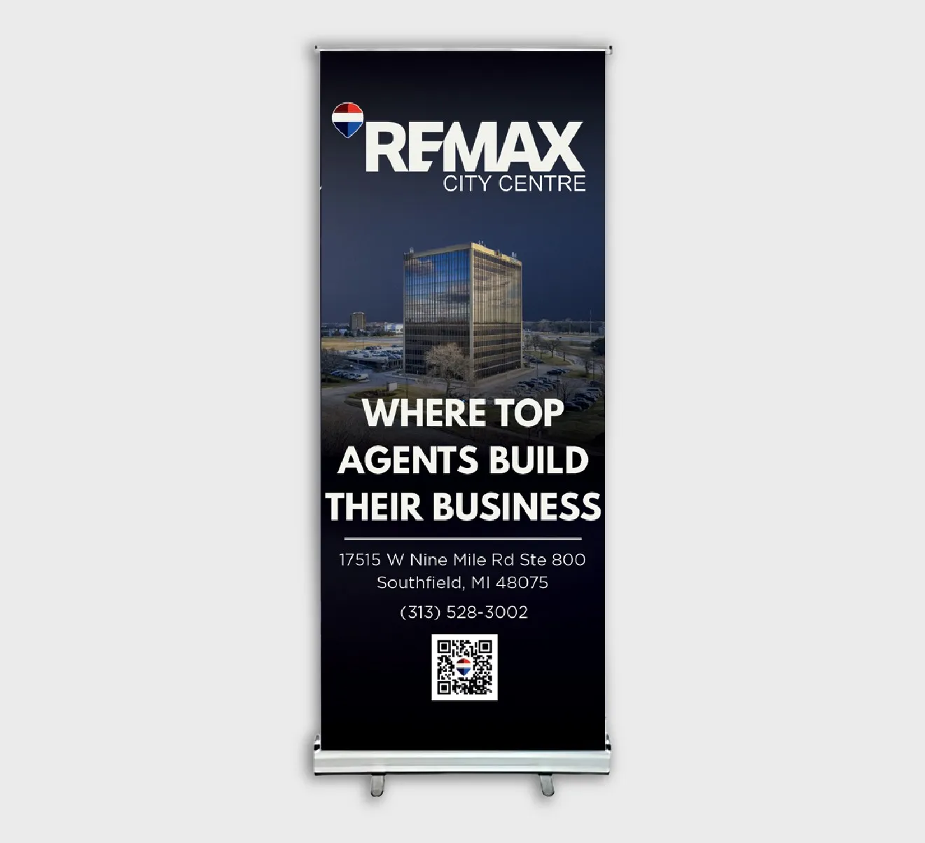 RE/MAX City Centre – Retractable banner