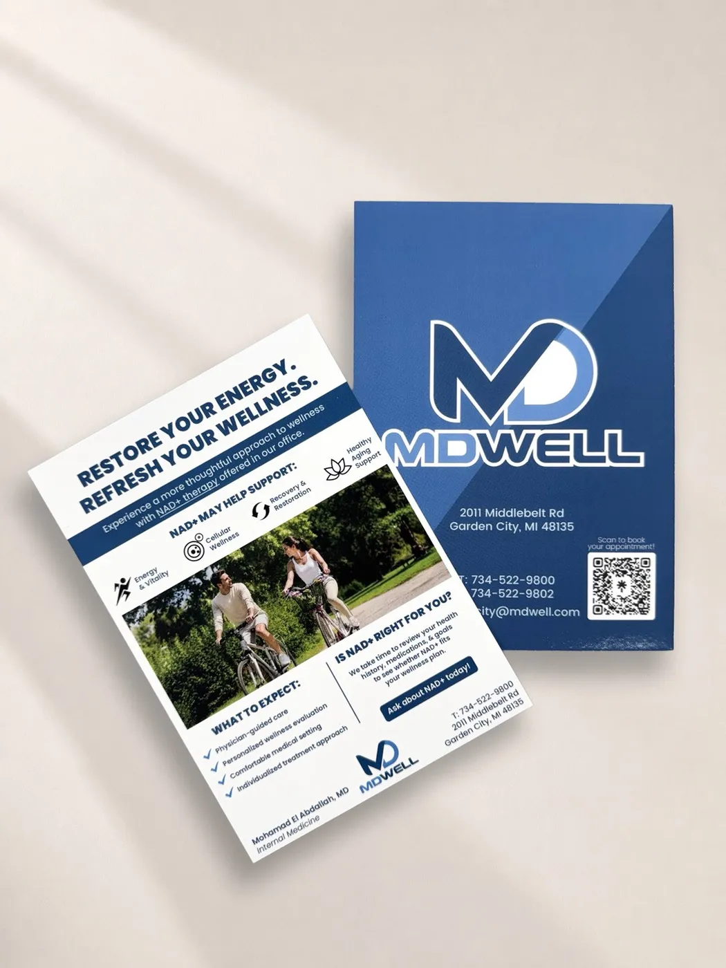 MDWell – Postcards and mailers