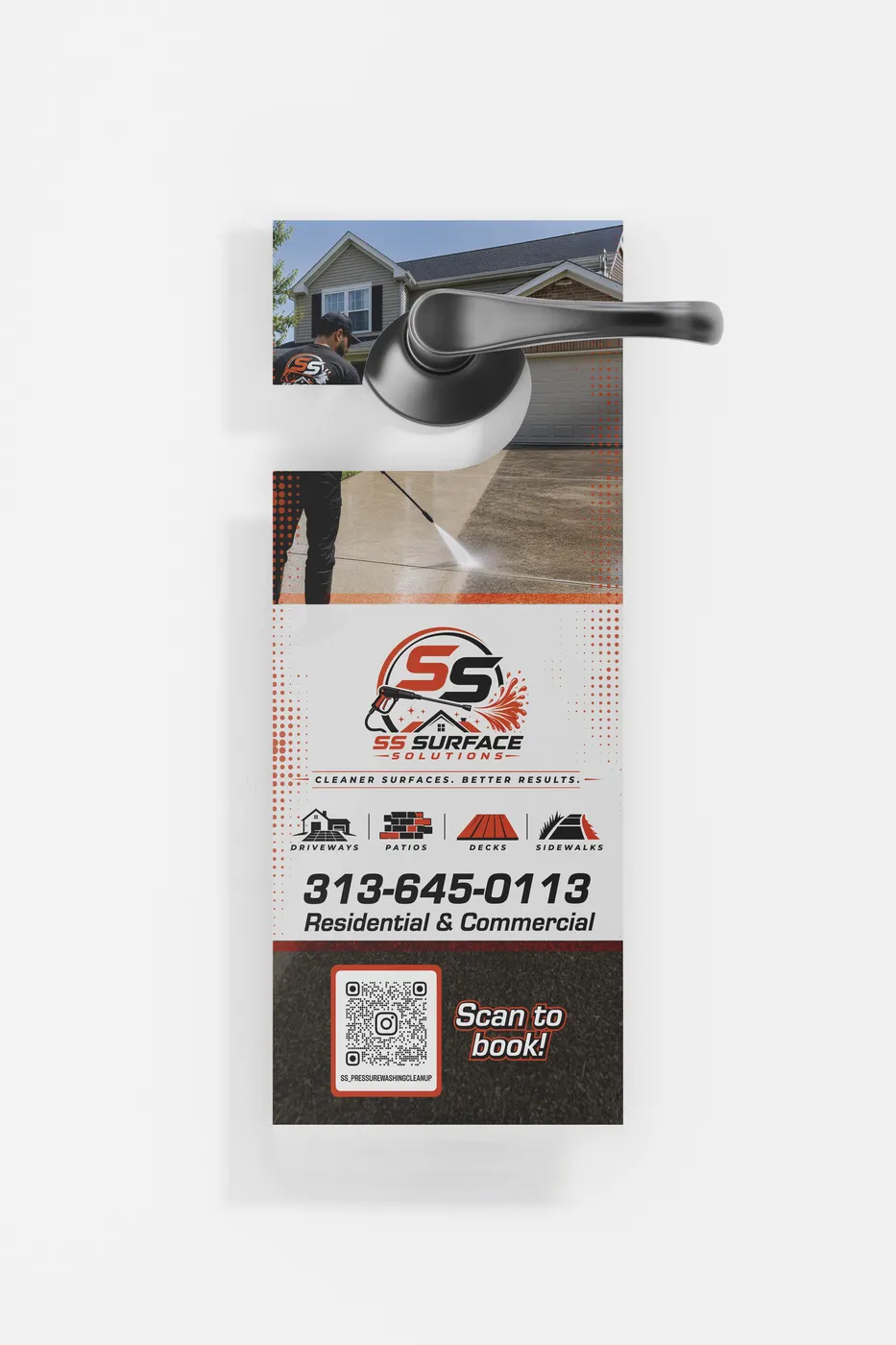 SS Surface Solutions – Door hangers