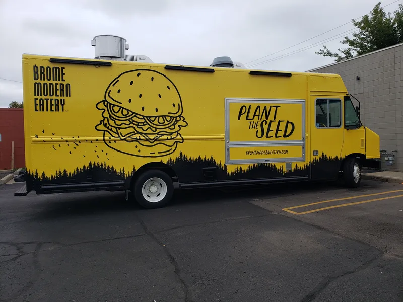 Brome Modern Eatery food truck wrap