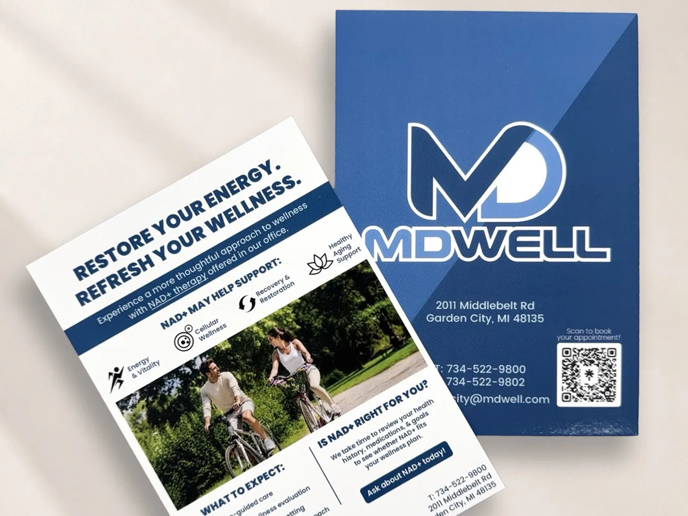 MDWell EDDM postcards
