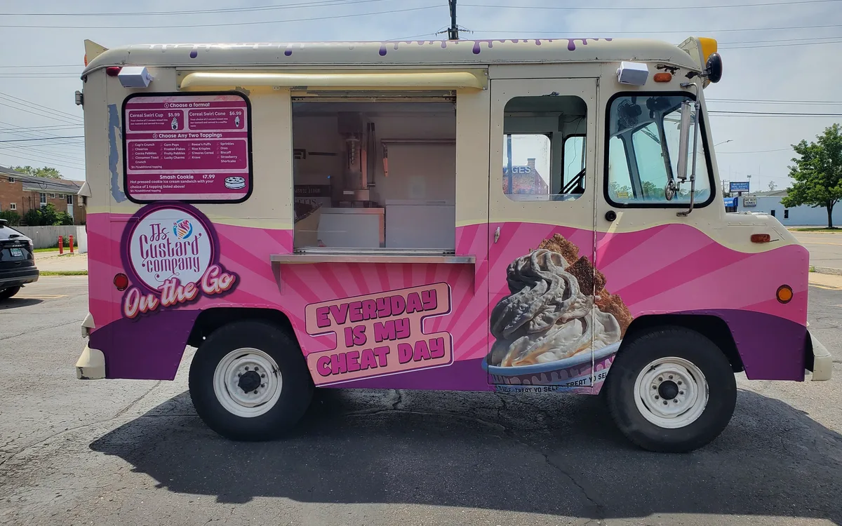 Custard Co truck wrap
