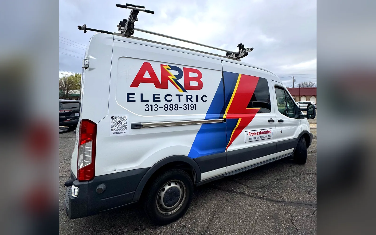 ARB Electric van graphics