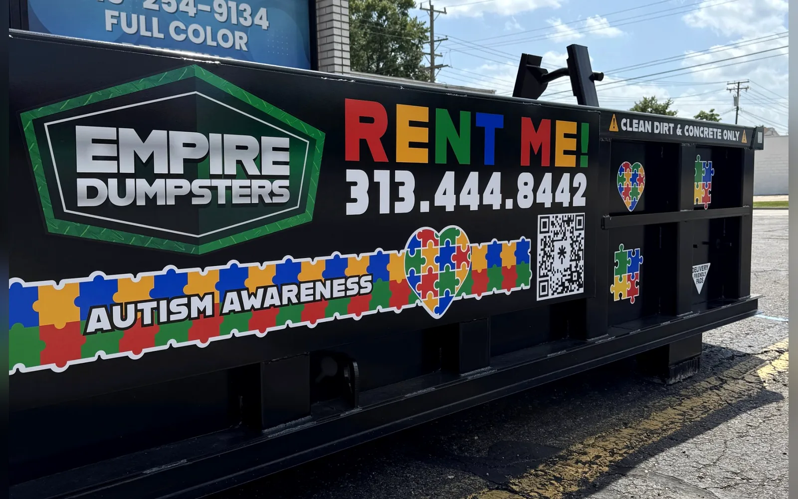 Empire Dumpsters dumpster decals